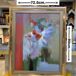 ภาพวาด ปลาทอง abstract